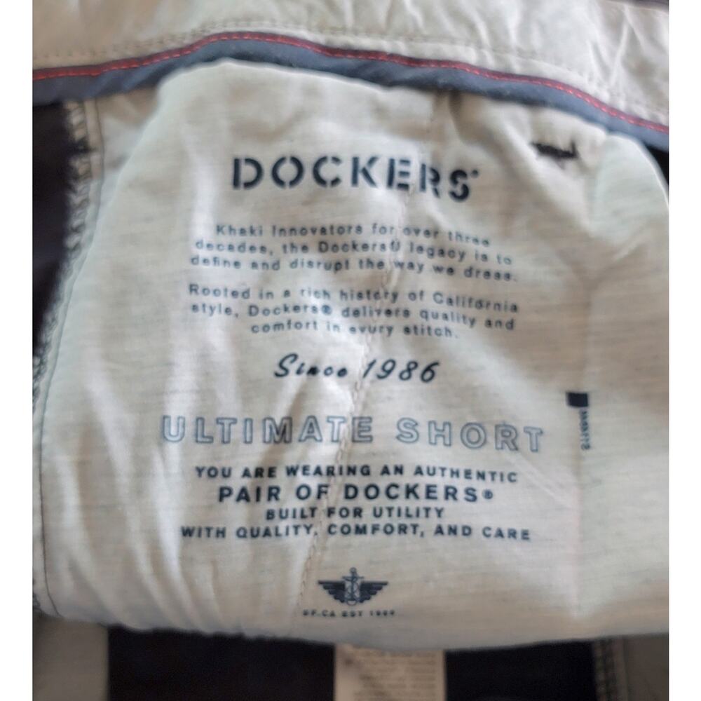 NWT Mens Dockers Ultimate Short Supreme Flex Black Shorts Smart Series Size: 36 - Picture 10 of 13